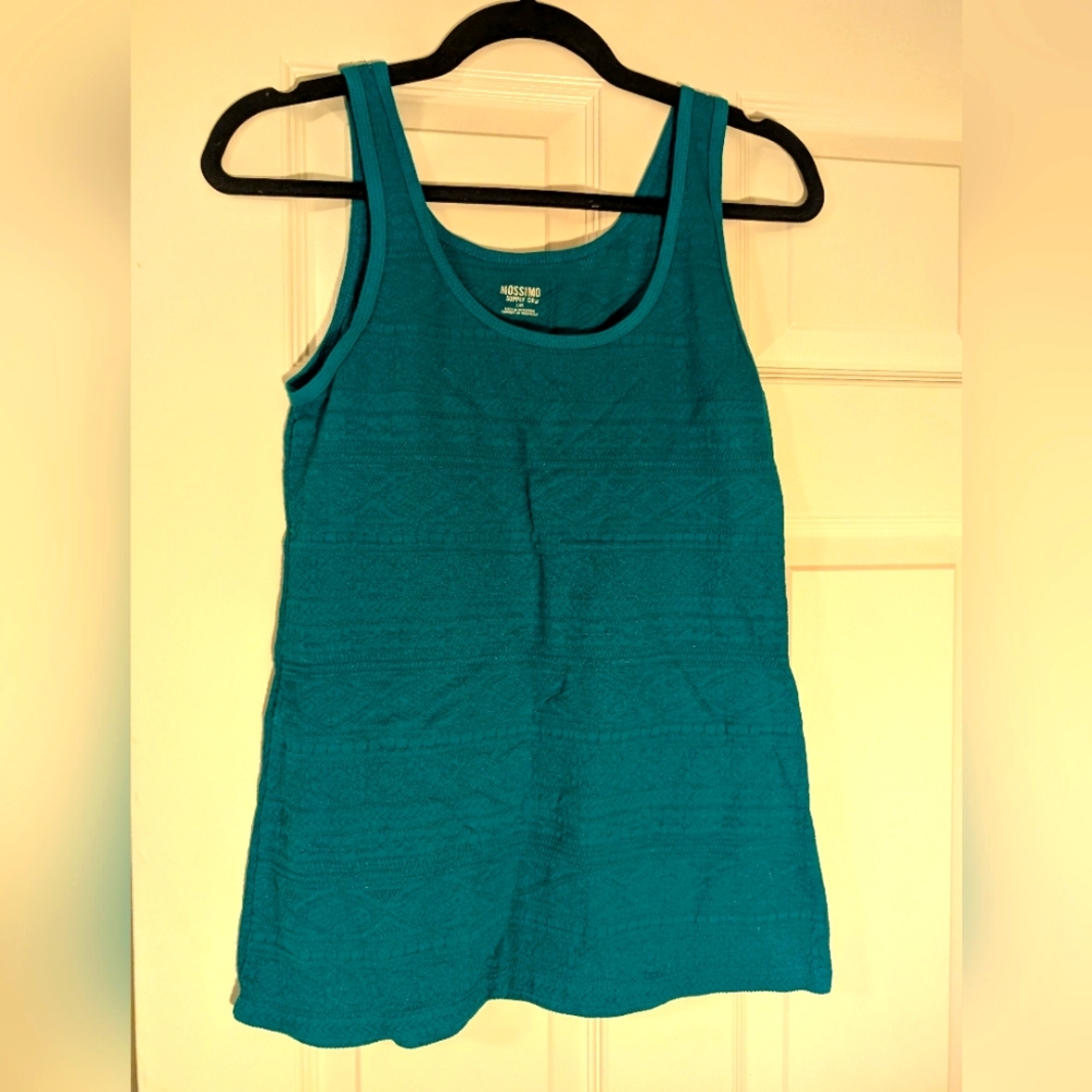 Mossimo Supply Co. Teal Essential Tank Top